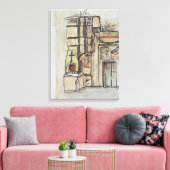 110 Via Libertà, Tropea, Italy Leinwanddruck (Insitu (Wohnzimmer))