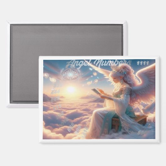 1111 Angel Number Magnet (Vorderseite/Rückseite)