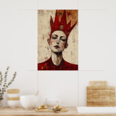 1111 Königliche Eleganz Poster (Küche)