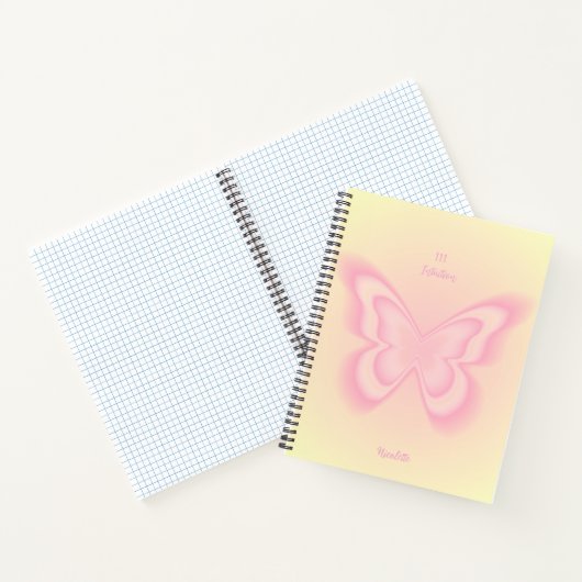 111 Angepasste Manifestation der Engel-Zahl Notizblock (Innenseite)