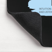 111 Engel Number Blue Mousepad (Ecke)