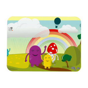 11277-naif-spring-vektor NIEDLICH COLORFUL CARTOON Magnet