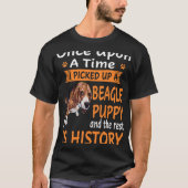 112 Ein nach dem anderen Beagle Welpe T-Shirt (Vorderseite)
