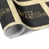 112 Geburtstag Geschenkpapier (Rolleneckpunkt)