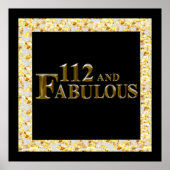 112 Geburtstag Poster (Vorne)