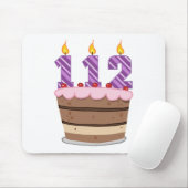 112 Geburtstagskuchen Mousepad (Mit Mouse)