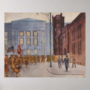 112. Ingenieure im Waffenlager Cleveland - 1940 Poster