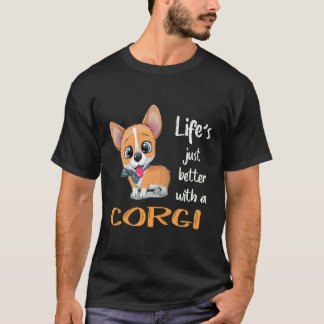 112 Leben ist einfach besser mit einem Corgi T-Shirt