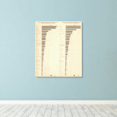 112 Todesraten, Ursachen 1900, 1890 Leinwanddruck (Insitu (Holzboden))