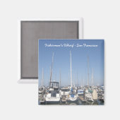 1132, Fisherman's Wharf - San Francisco Magnet (Vorderseite/Rückseite)