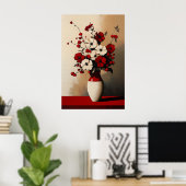 1132 Kraft und Ruhe eines Blumenminimalismus - Hi Poster (Heimbüro)