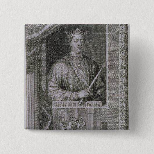 (1133-89) König Henry-II England ab 1154, von Button (Vorderseite)