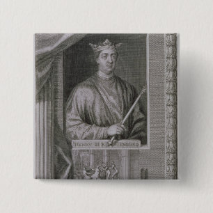 (1133-89) König Henry-II England ab 1154, von Button