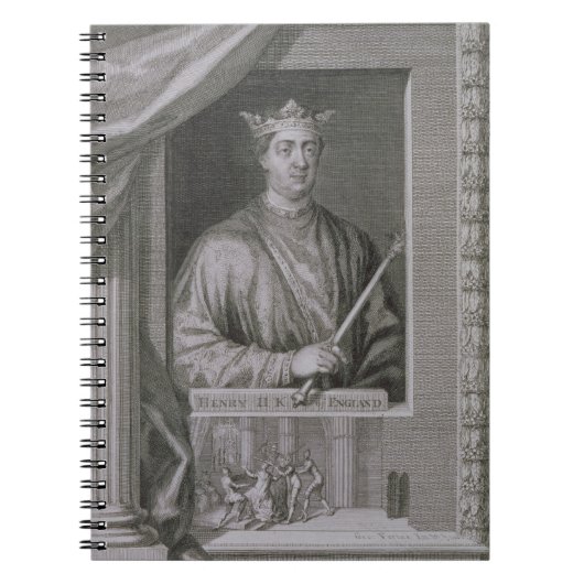 (1133-89) König Henry-II England ab 1154, von Notizblock (Vorderseite)