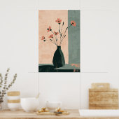 1133 Kraft und Ruhe eines Blumenminimalismus - Hi Poster (Küche)