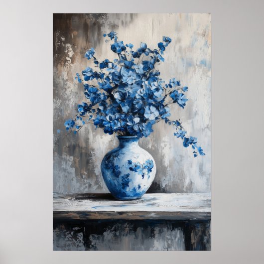 1138 Kraft und Ruhe eines Blumenminimalismus - Hi Poster (Vorne)