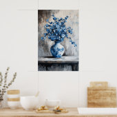 1138 Kraft und Ruhe eines Blumenminimalismus - Hi Poster (Küche)