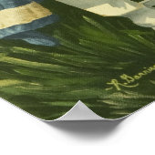 1138 Wasserkocher im Garten Kunstdruckerei Poster (Ecke)