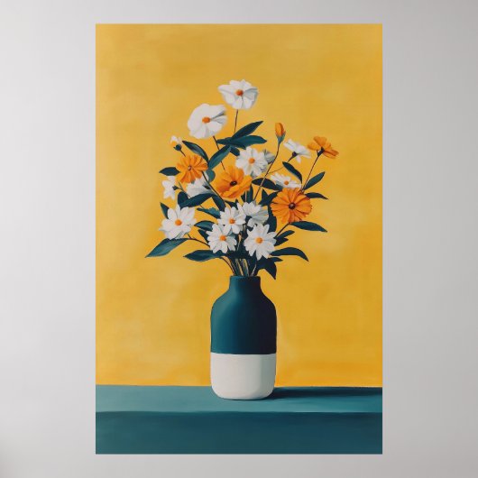 1139 Kraft und Ruhe eines Blumenminimalismus - Hi Poster (Vorne)