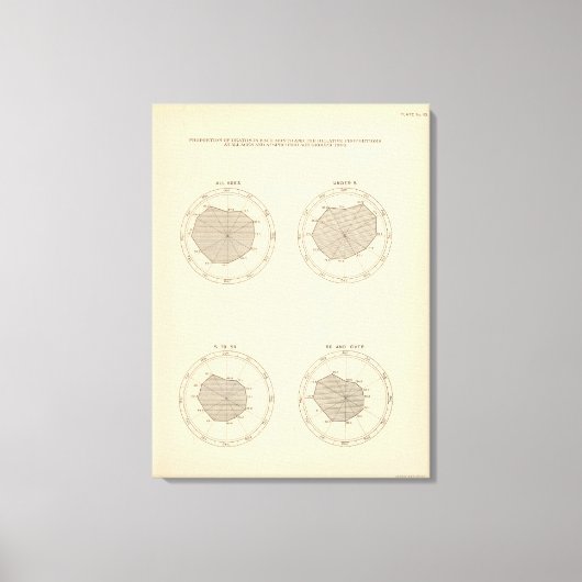 113 Todesfälle bis Monat 1900 Leinwanddruck (Vorderseite)
