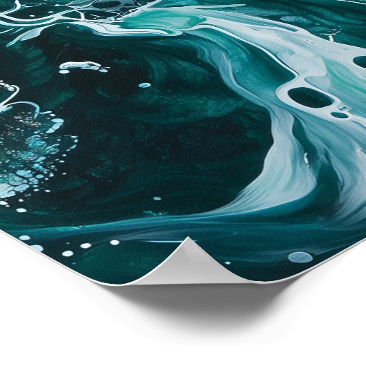 1145 Feuer und Wasser Poster (Ecke)