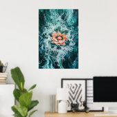 1145 Feuer und Wasser Poster (Heimbüro)