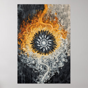 1147 Feuer und Wasser Poster