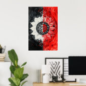 1150 Feuer und Wasser Poster (Heimbüro)