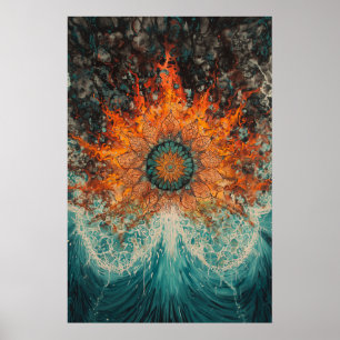 1151 Feuer und Wasser Poster
