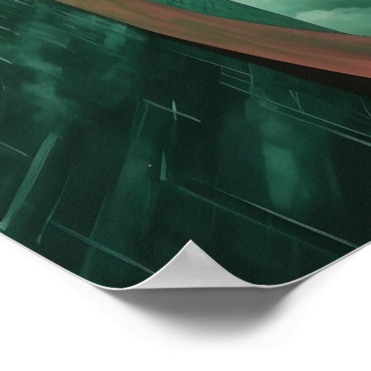 1154 Retro-Futurismus Poster (Ecke)