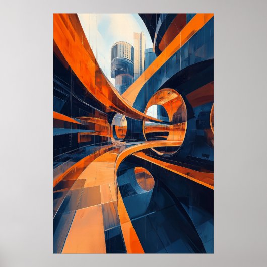 1155 Retro-Futurismus Poster (Vorne)