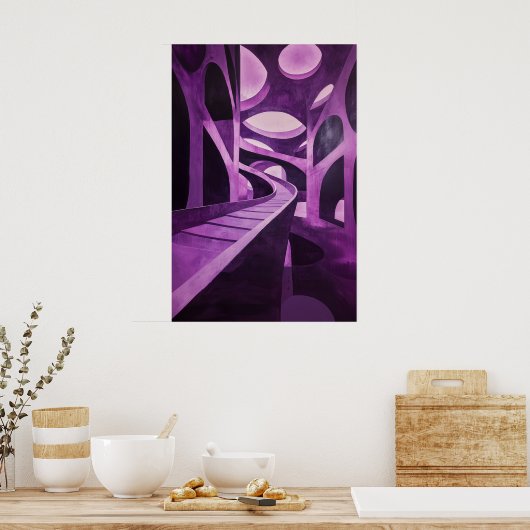 1156 Retro-Futurismus Poster (Küche)