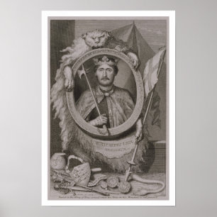 (1157-99) König Richard-I "Coeur de Lion" Englan Poster