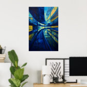 1158 Retro-Futurismus Poster (Heimbüro)