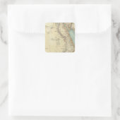115 Ägypten Quadratischer Aufkleber (Tasche)