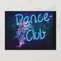 115 NEON DANCE CLUB DIGITALER REALISMUS MÄDCHEN HI