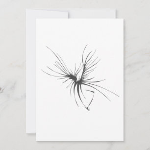 115 Schwarz Weiß Abstrakt Stammes Tattoo Kunst Dankeskarte
