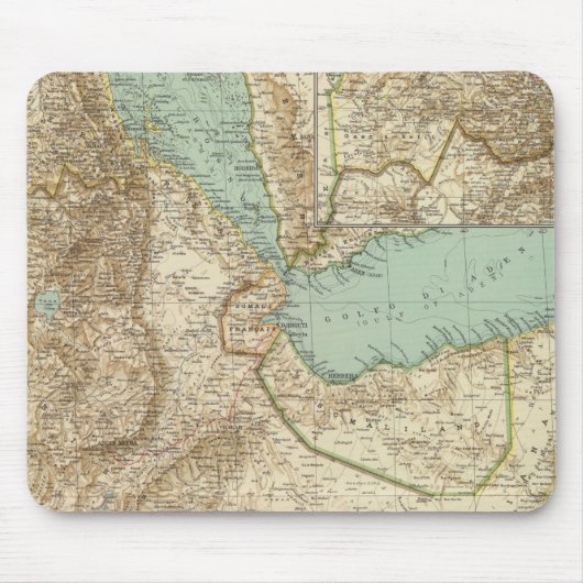 11617 Eritrea, Äthiopien, Somalia Mousepad (Vorne)