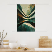 1162 Retro-Futurismus Poster (Küche)