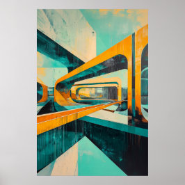 1164 Retro-Futurismus Poster