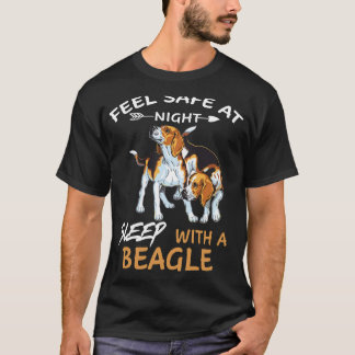 116 fühlen sich bei Nachtruhe mit Beagle sicher T-Shirt
