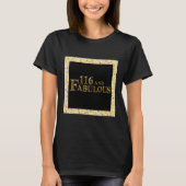 116 Geburtstag T-Shirt (Vorderseite)
