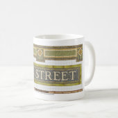 116th Untergrundbahn-Mosaik St. NY Kaffeetasse (VorderseiteRechts)