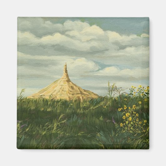 1170 Landschaft des Schornsteins Magnet (Vorne)