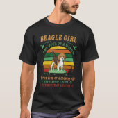 117 Beagle Mädchen das Soul Das Feuer das Herz der T-Shirt (Vorderseite)