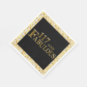 117 Geburtstag Serviette (Ecke)