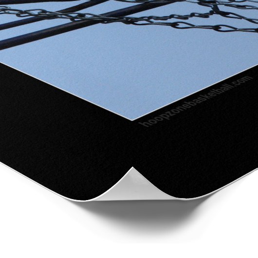 #117 (Matte) Basketball-Poster Poster (Ecke)