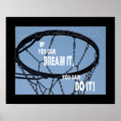 #117 (Matte) Basketball-Poster Poster (Vorne)