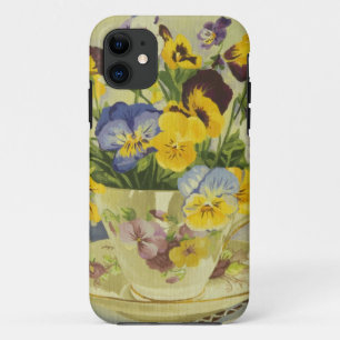 1187 Stiefmütterchen Teacup Case-Mate iPhone Hülle