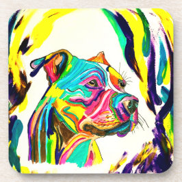 118 - Pitbull-Untersetzer Getränkeuntersetzer